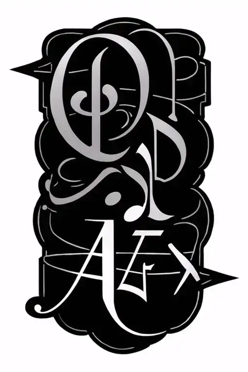 Ateez Logos Intertwined With Music