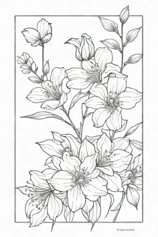 Birth Flower Bouquet For February April And October