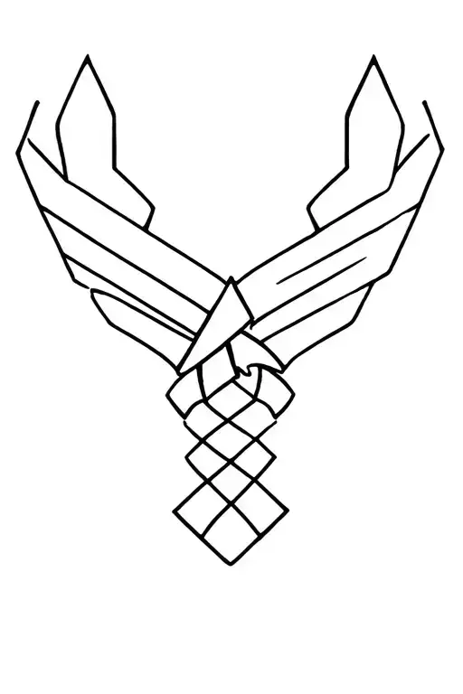 Marine Corps And Air Force Emblem Intertwined