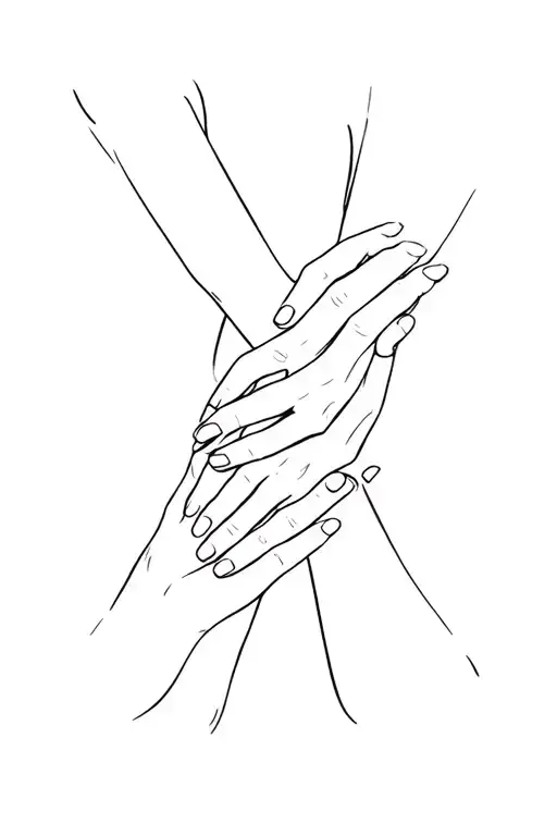 Hands Stacked On Top Of Each Other