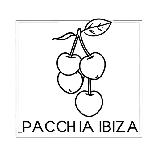 Pacha Ibiza Logo Only The Outline Made Cherries