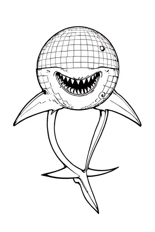 Shark-disco Ball