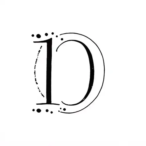 10 With A Dot Inside The 0