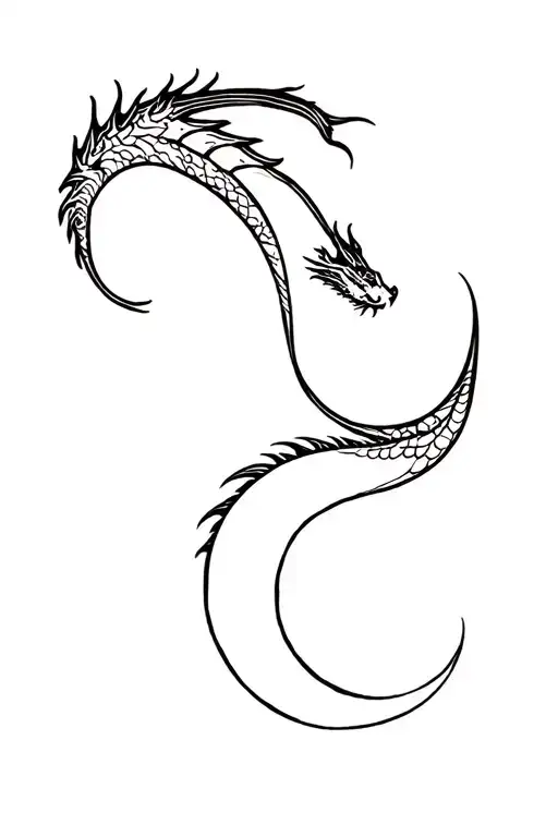 Dragon And Semi Colon
