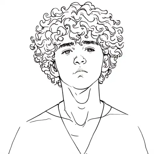 Curly Hair Boy