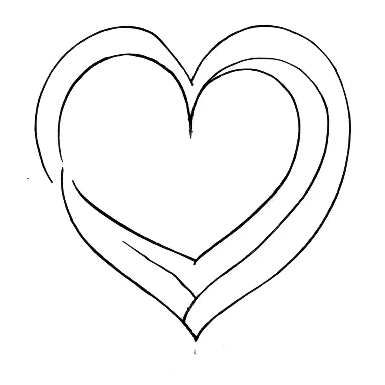 Heart Shape Outline