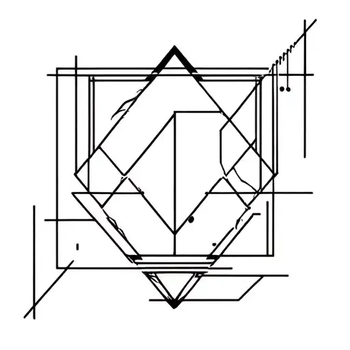 Geometric Design With Living Elements And Electronic Elements