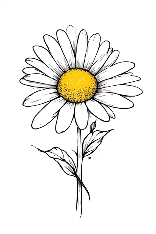 Text Into A Daisy Flower