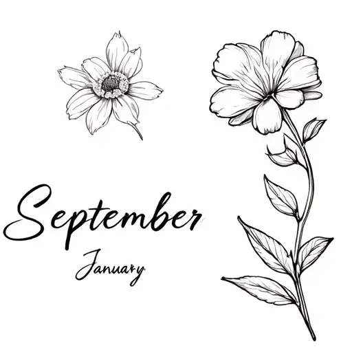Birth Flower September And January Birth Flowers