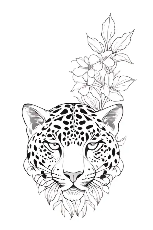 Floral With Jaguar