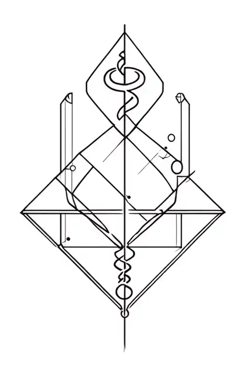 Geometric Science Tattoo Medical