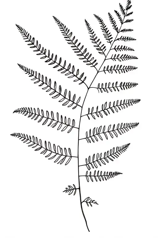 Resurrection Fern Leaf