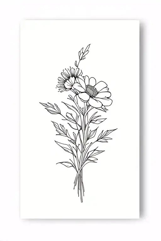 Birth Flower Bouquet