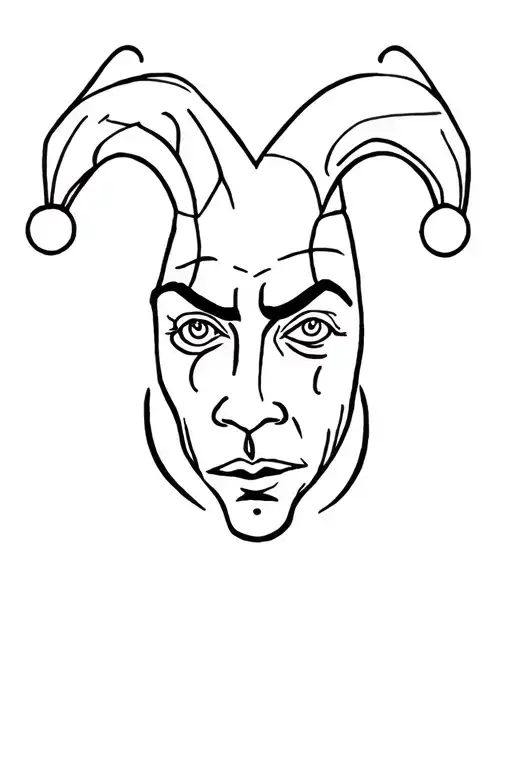 Tired Jester Face