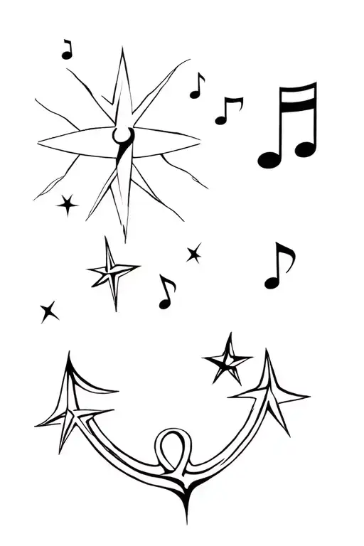 Compass Book Anchor Stars Musicnotes