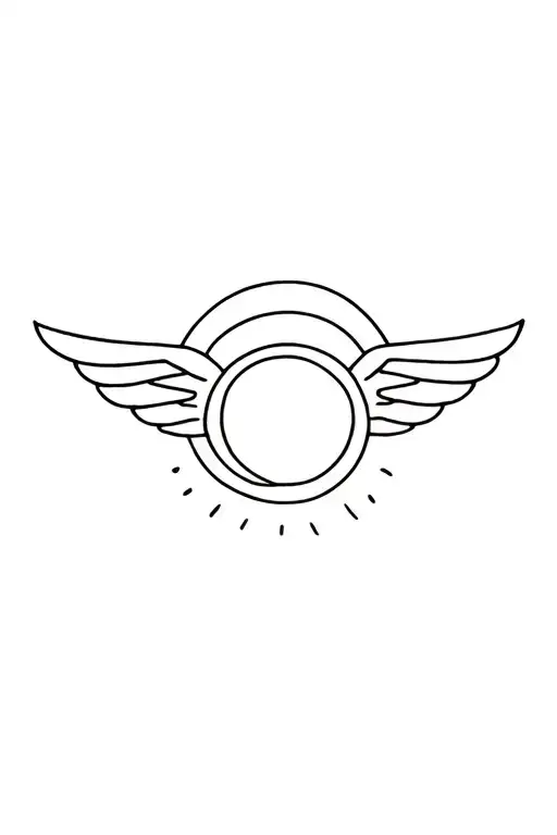 Sunrise And Small Wing