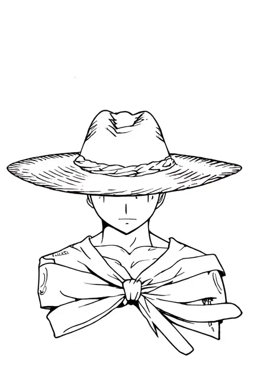 One Piece Anime Luffy Straw Hat