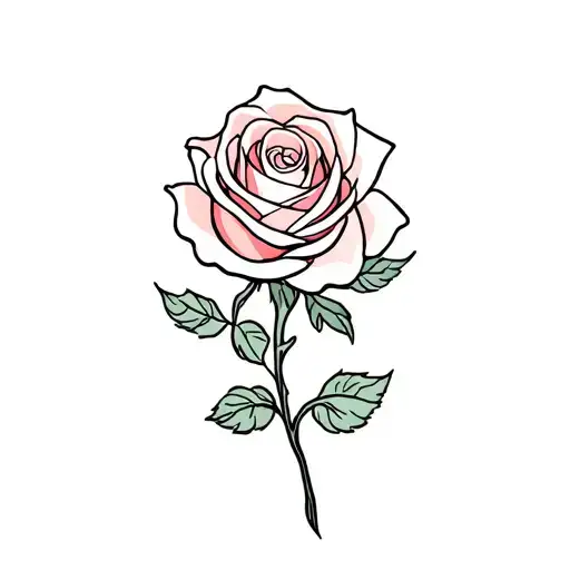 S And J In A Rose Intertwined