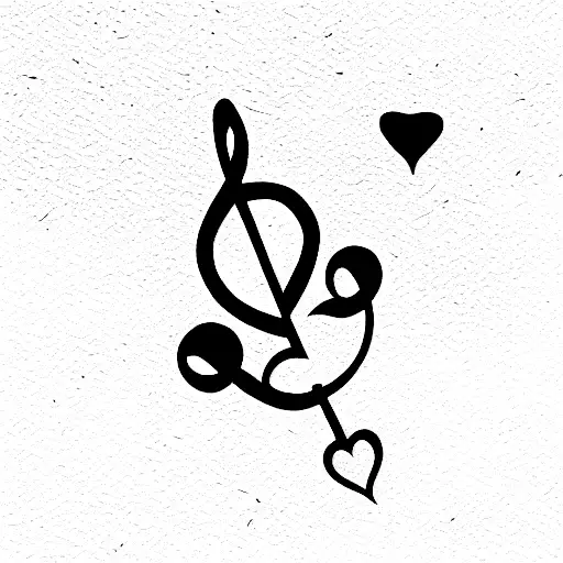 Music And Beat Heart