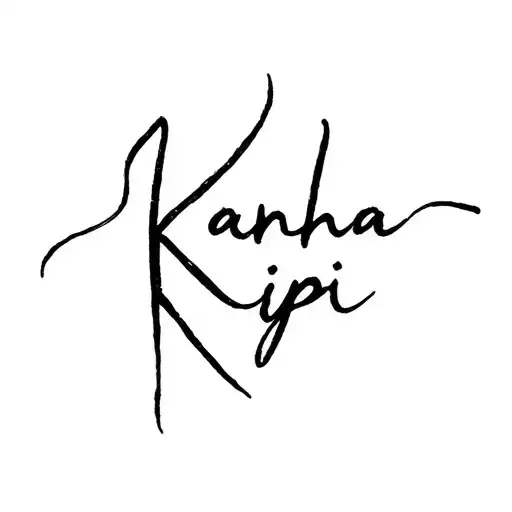 A Hidden Name Tattoo For Kanha And Lipi