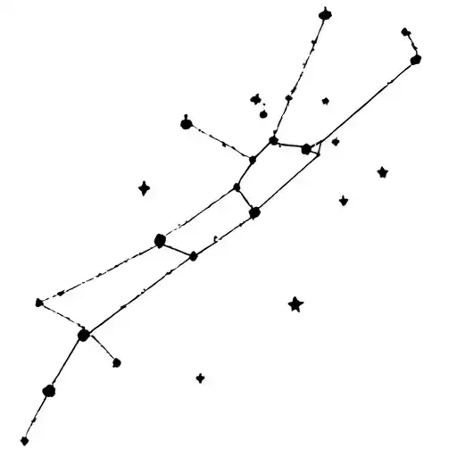 Ursa Major Constellation Fine Line