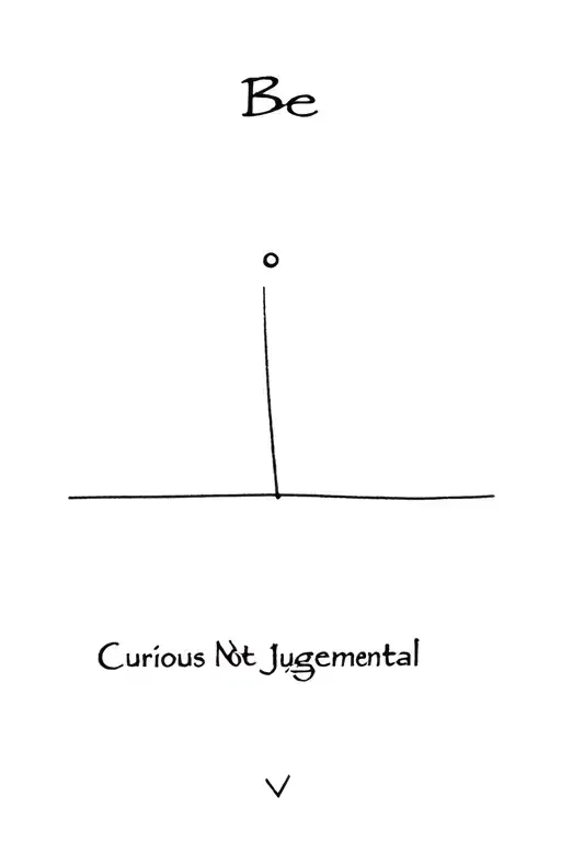 Be Curious Not Judgemental
