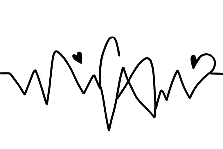 Heartbeat With 3 Hearts
