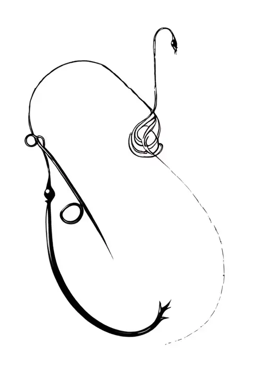 Fishing Hook Fish On