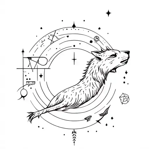 Mythological Space And Animals