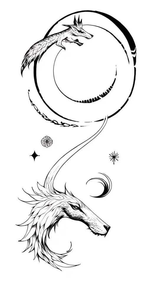 Mythological Space And Animals