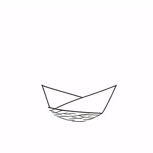 Paper Boat Floating