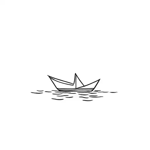 Paper Boat Floating