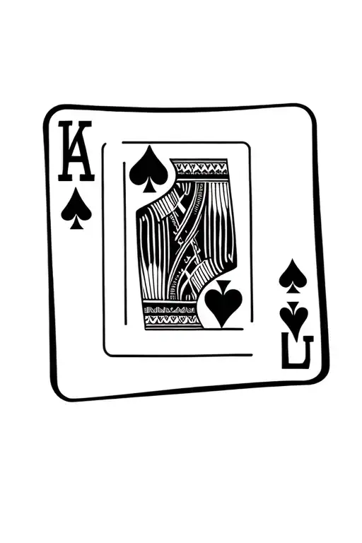 The Ace Of Spades And King Of Diamonds Wrist