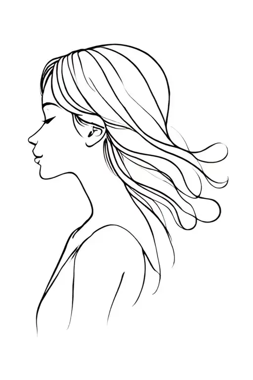 Girl Side Profile