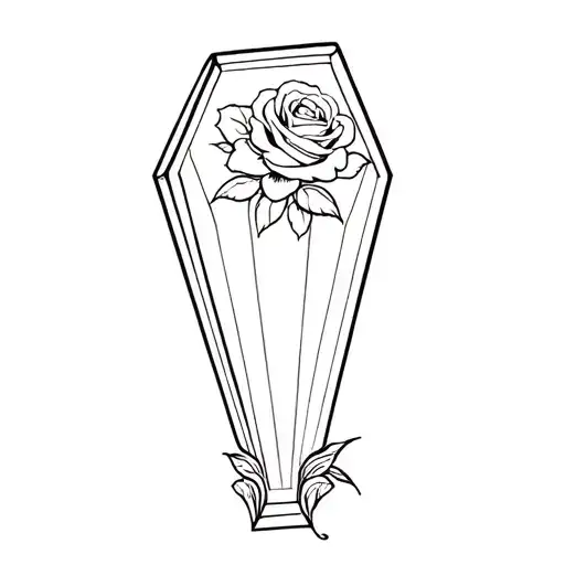 Coffin Pinup Roses