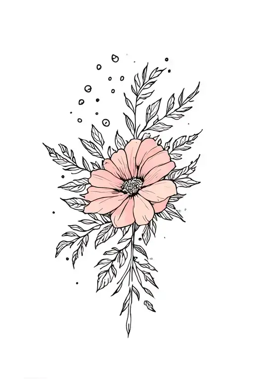 January And March Birth Flower Sleeve