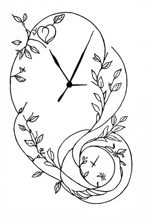 Composition For The Sleeve About Love Time And Life With As Many Details As Possible