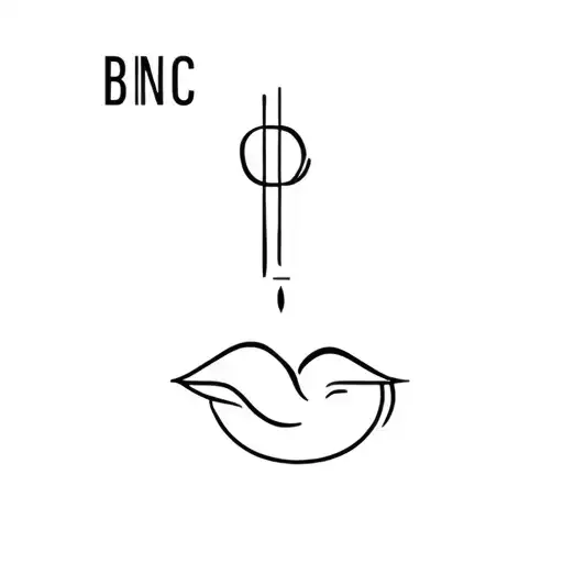 Bnc Inscription And A Letter With A Nose