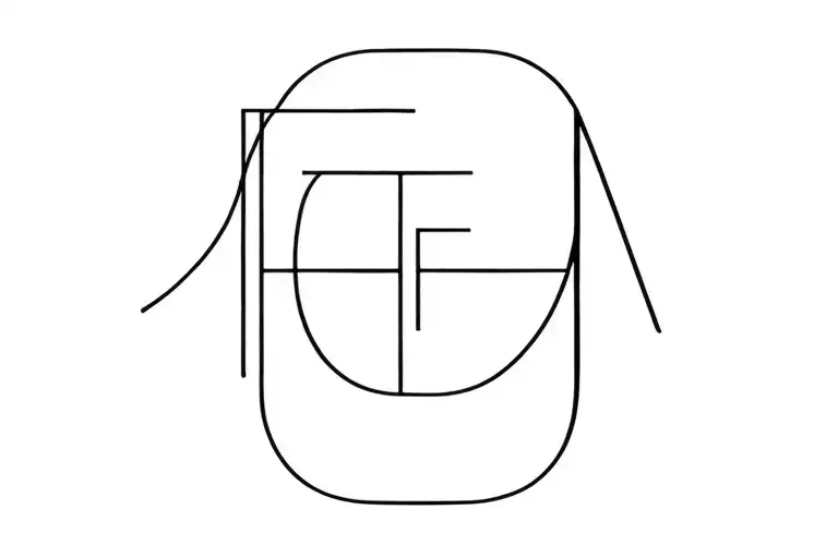Interlocking F And M Letter