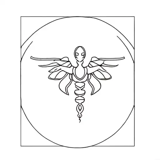 Minimalistic Aesthetic Tattoo Inspired By Cancer Zodiac Sign And Marvel