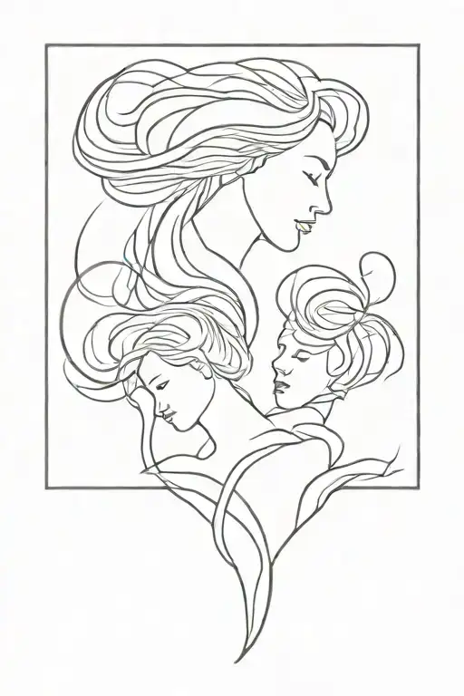 Mother Daughter Strength Intuition Using Flowing