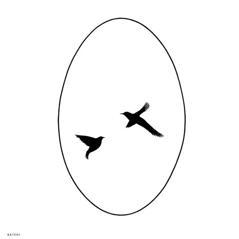 Blackbird Flying At Night