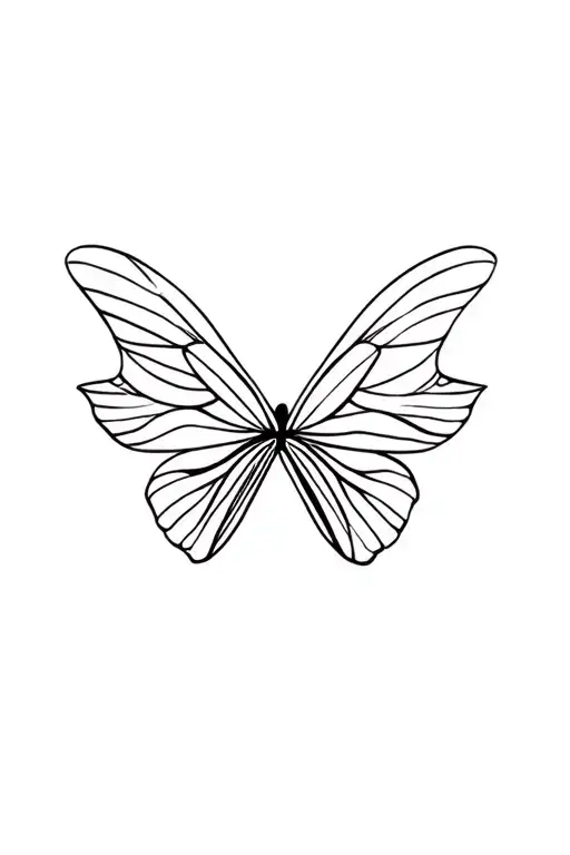 A And B As A Butterfly Wings
