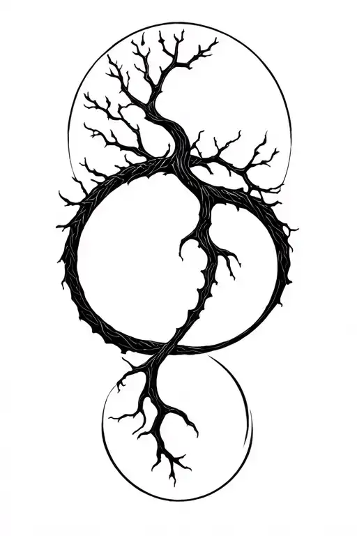 Ouroboros And Arvore Gives Life And Death