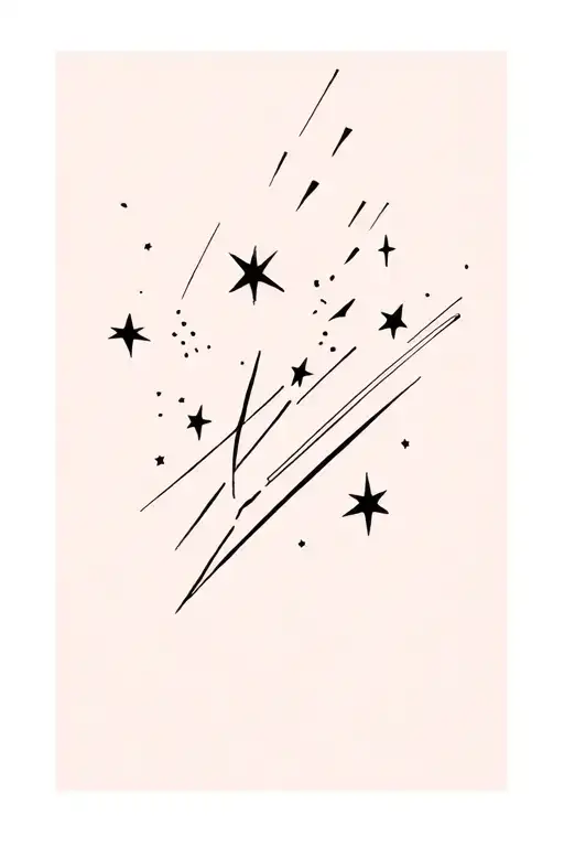 Shooting Stars Forming