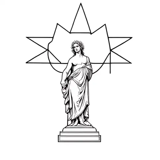 Jojo Star With Greek Statue