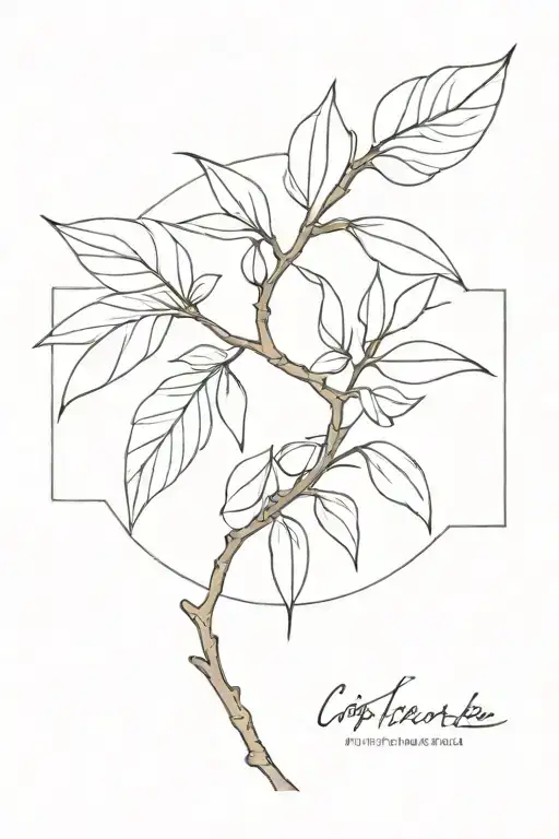Cocnut Tree Branch