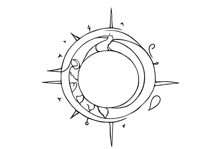 Sun Moon Mercury God Small