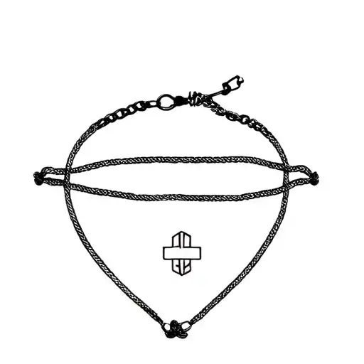 A Bracelet With Elements Of Jiu Jitsu Range And Also Civil Police Officer