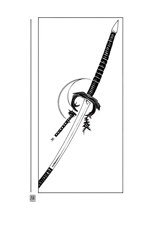 Samurai And Katana